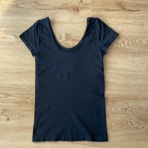 BCBGMaxazria black ballet-style T